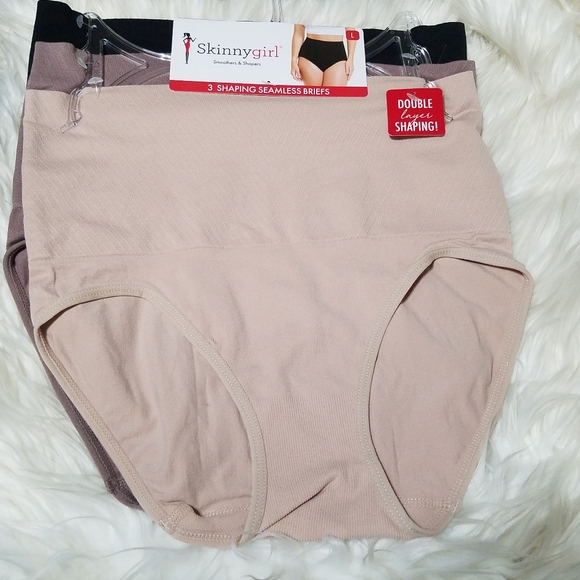 Skinnygirl 3 Shaping Seamless Briefs Double Layer - Picture 1 of 13